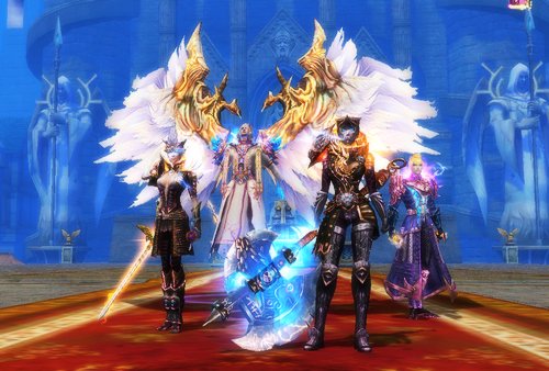 之前玩过一款单机游戏角色有战士法师大天使弓