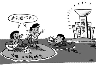 专科应届毕业生在一线城市工作好还是在二三线