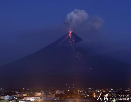 菲律宾火山爆发2018图片