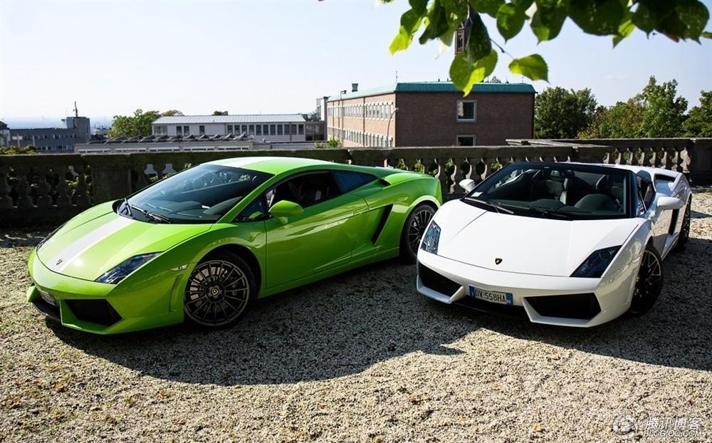 组图:草绿色兰博基尼盖拉多lp550-2
