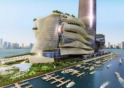 组图:美国迈阿密筹建975米世界第一高楼_娱乐地图_大成网_腾讯网