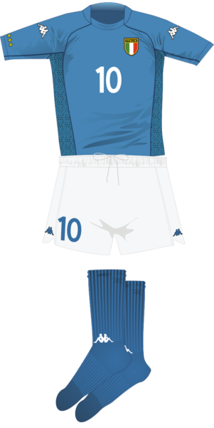 意大利2004年欧洲杯预选赛球衣