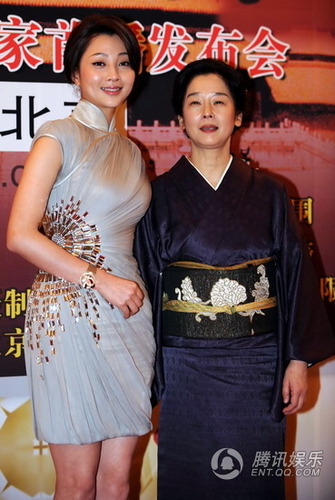 20100308影视阿信变身慈禧田中裕子主演苍穹之昴将播专访田中裕子