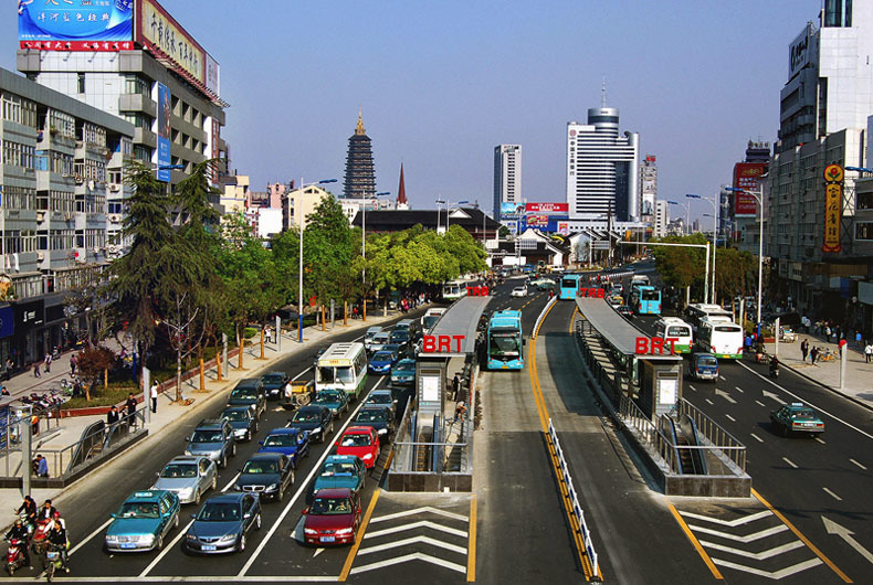 高清:江南名城魅力常州 BRT成城市新标志