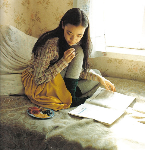 超自然清新 当红<em>森女</em>明星代表<em>苍井优</em>_名人家居