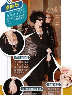 王菲豪花百万置衣 买内裤送老公李亚鹏