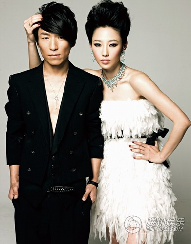 潮女白百何酷感十足 与陈羽凡夫妻携手秀浪漫【图】