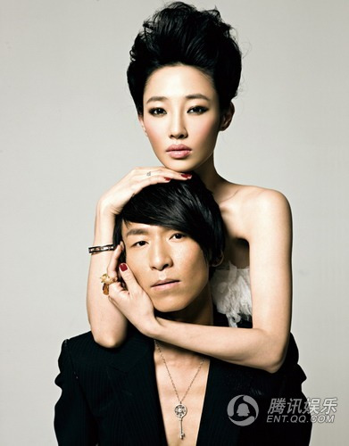 潮女白百何酷感十足 与陈羽凡夫妻携手秀浪漫【图】