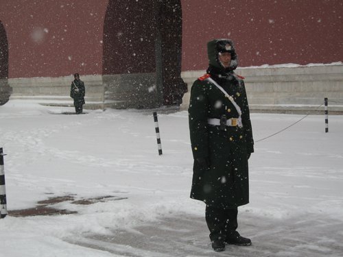 图集:寒潮齐袭北方 北京降59年同期最大暴雪