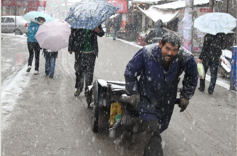鹅毛大雪 图片来源:大楚网友 涤尘