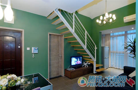 4.2万省钱精装绿汀雅境70㎡错层小复式|组图_