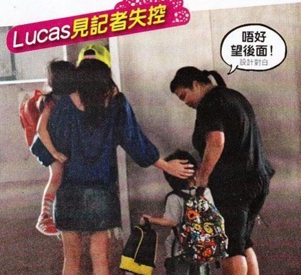 张柏芝临盆在即 姐姐戴碧芝代照顾lucas【图】