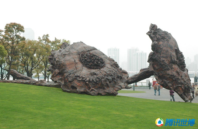 高清:浦东世博绿地公园长出千年灵芝