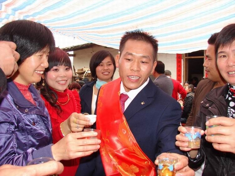 组图:一对闽西农村青年的婚礼及其家乡风情