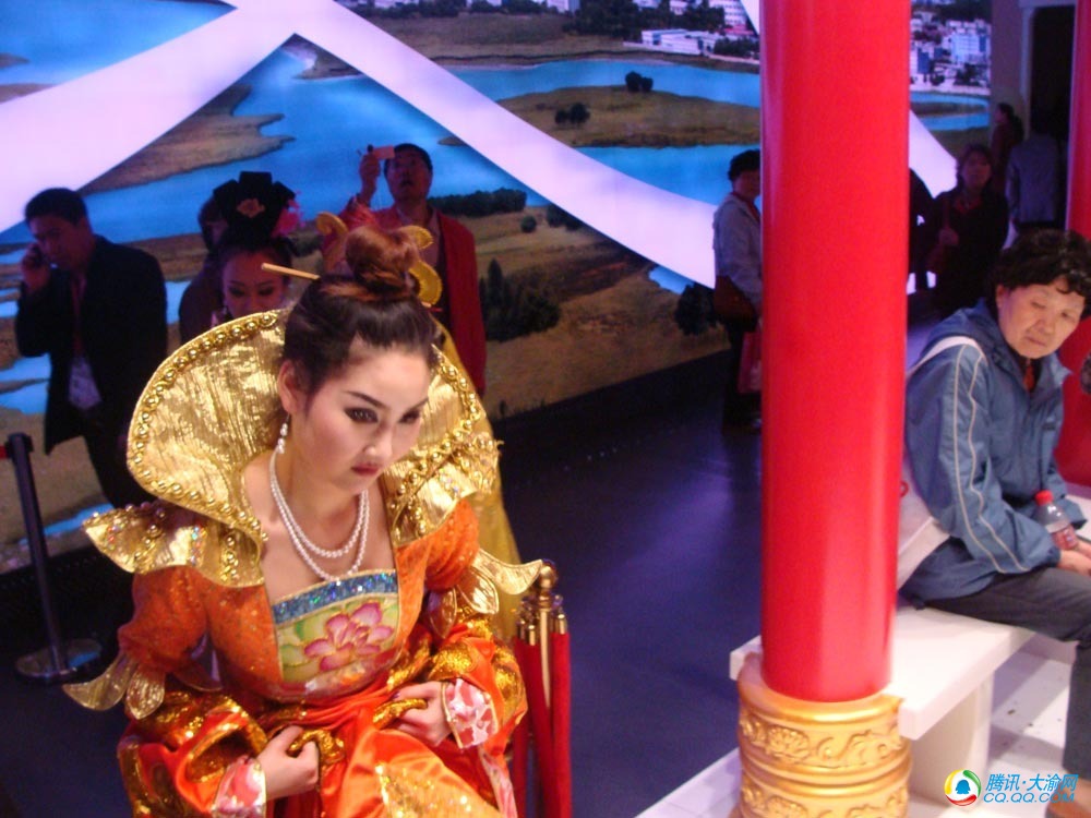 高清:陕西馆浓缩千年秦文化 仿真贵妃惹人目_