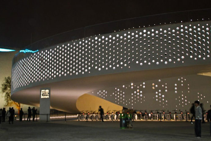 高清:上海世博会各国展馆唯美夜景