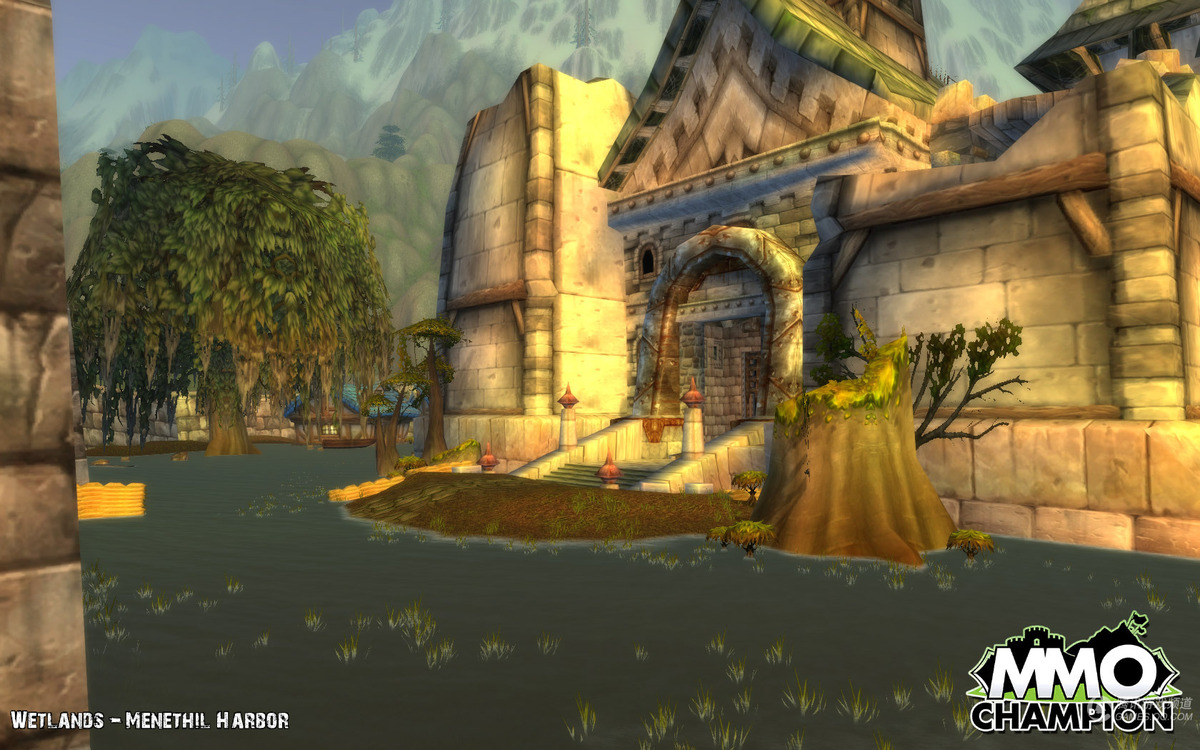 大灾变-湿地:米奈希尔港一片汪洋 精灵营地迁入