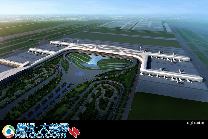 武汉天河机场T3航站楼效果图(组图)_武汉城市