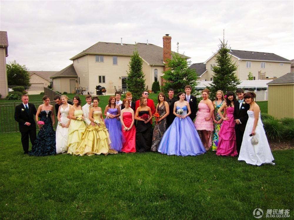 美国高中毕业舞会初体验_论坛组图