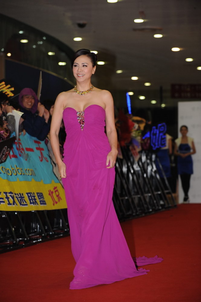 高清组图:田丽亮相红毯 丰韵曲线尽显妖娆性感