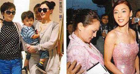 狄波拉独霸两孙子 张柏芝母亲感叹没感觉【图】