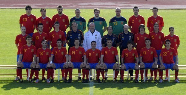 西班牙世界杯球队号码确定 小法10号金童9号