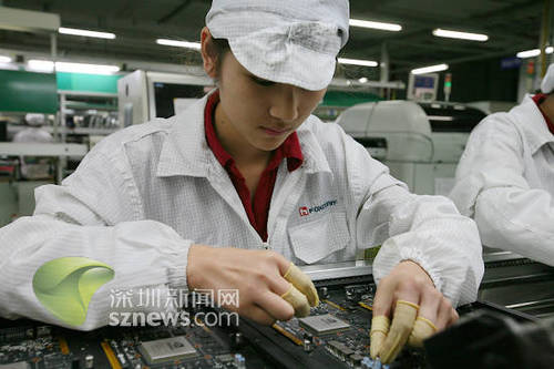 看看富士康流水线上在生产什么东西!gtx480!