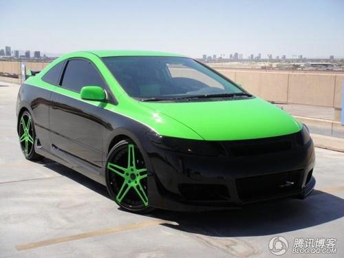 车友很二很另类的思域改装