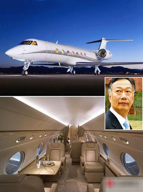 曝料"豪门媳妇"刘涛出门用私人飞机代步,并贴出了刘涛私人飞机的照片