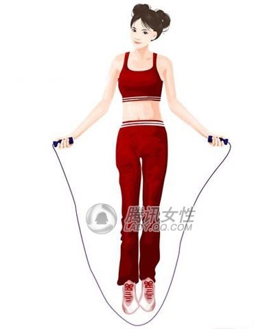 低成本跳绳 快速抚平大肚腩-瘦肚7妙招 qingrou662 qingrou662