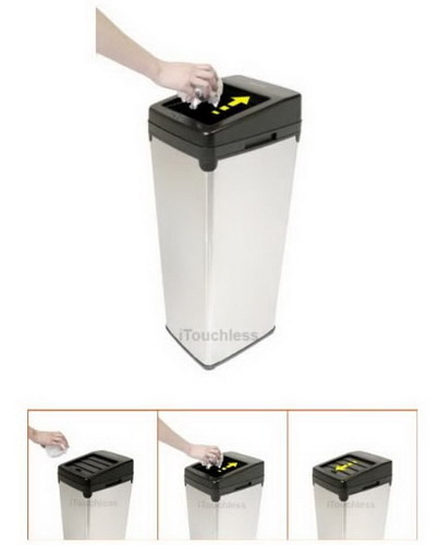 组图:十款最酷的垃圾桶设计 自动感应垃圾桶
