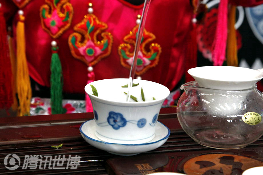 美女:北川舞台尔玛姐高清大茶艺秀羌族皮衣美女文宝钢图片