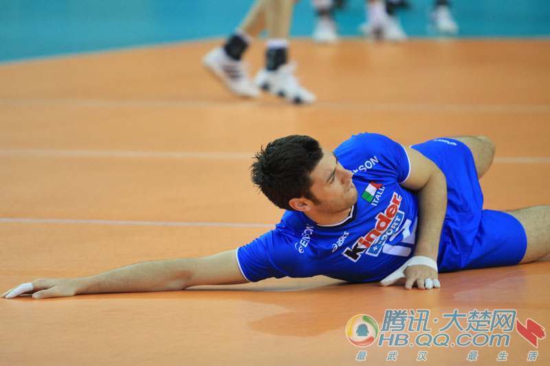 2010世界男排联赛武汉站比赛意大利队图片锦