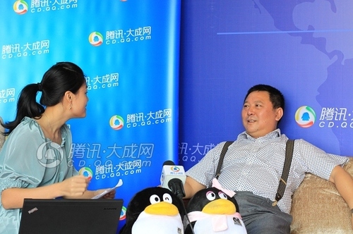 腾讯大成网专访中国原点新城总经理龙书发