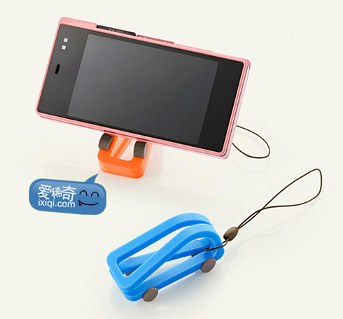 好好玩的小汽车手机链\/支架:clip car