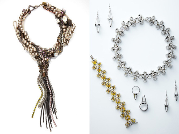 ( left) and Eddie Borgo designer Dana Lorenz works