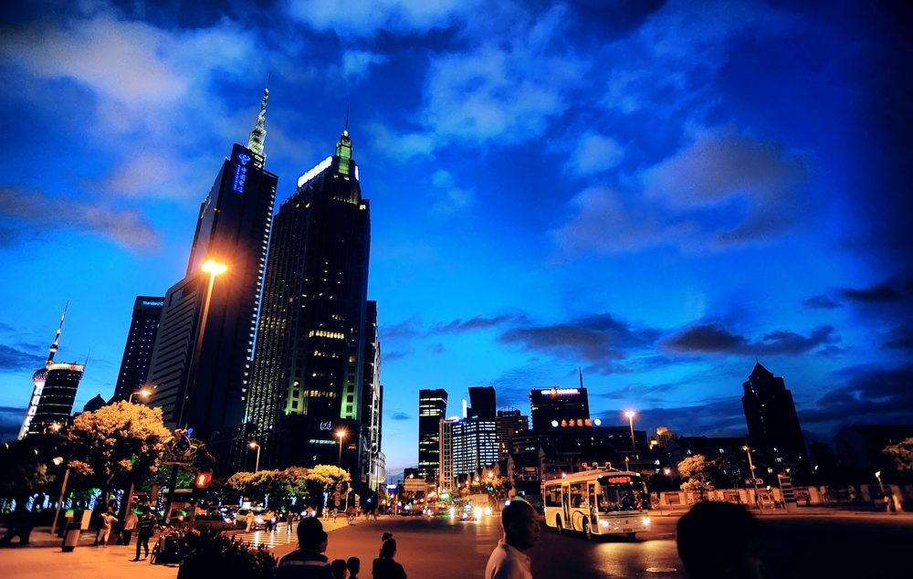 高清:爱拍上海作品展示 夜色中的上海建筑