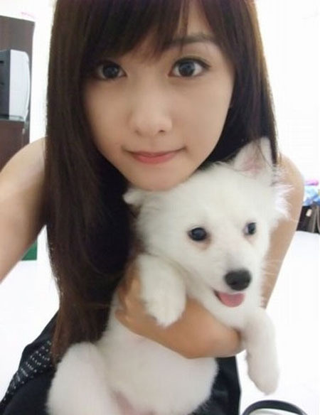 台湾<em>学生妹</em>妮妮秀自拍 真是清秀可爱(组图)_女