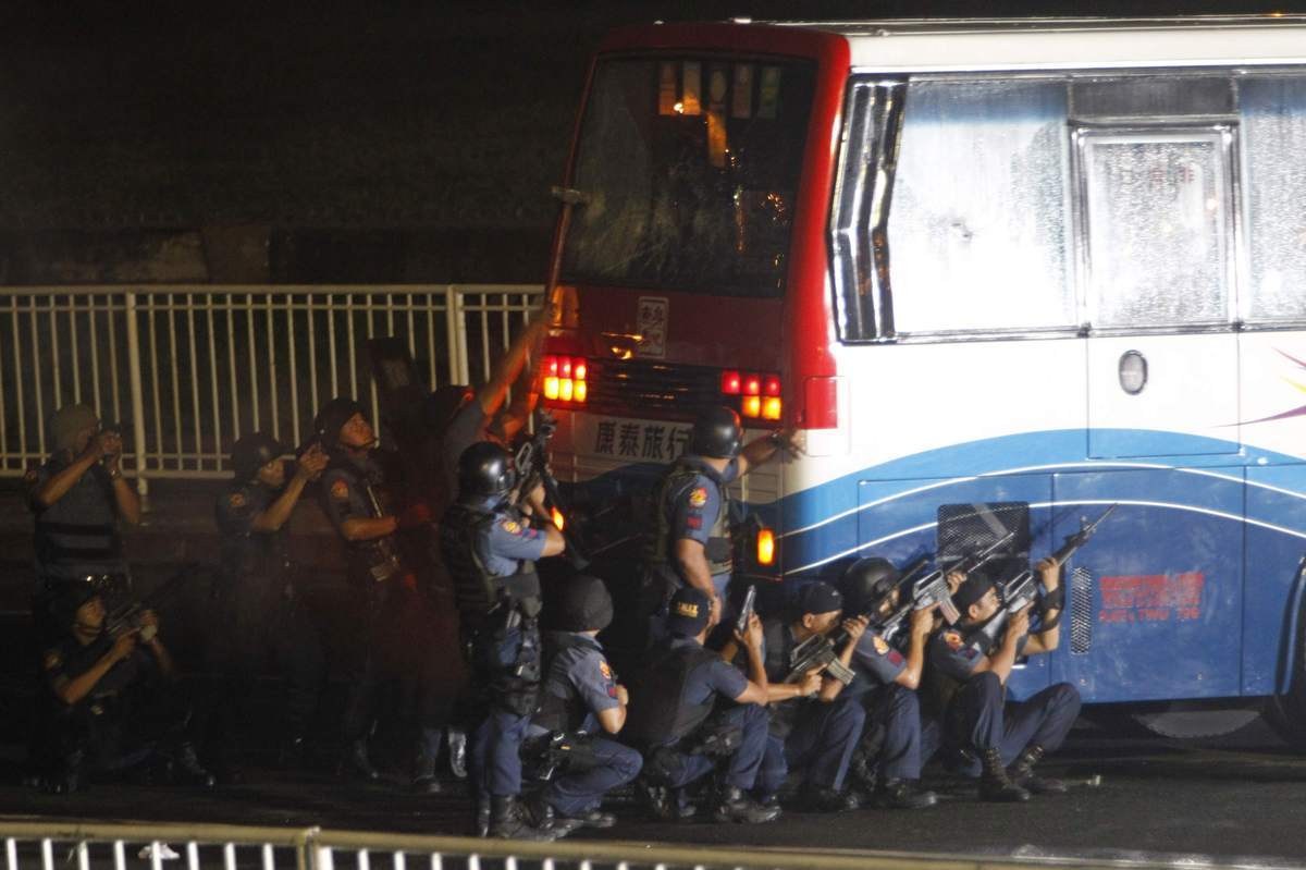 图集:香港游客在菲律宾遭劫持事件全记录