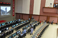 高清图：北京航天飞行控制中心电子屏幕开启