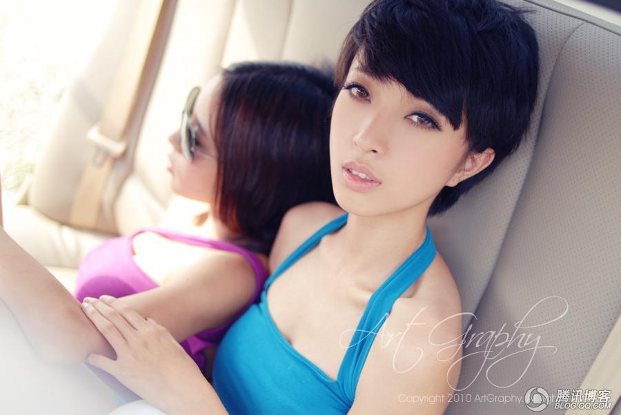清醇短发 气质迷人_<em>香车美女</em>_<em>腾讯</em>·大楚网