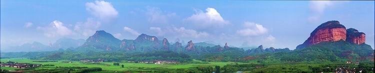 中国丹霞地貌 - zgcsly - 中国城市旅游杂志 广东丹霞山 转机长片(宋举浦摄)