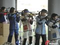 高清：女子50米步枪3种姿势团体决赛赛况
