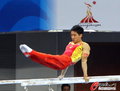 高清：男子双杠决赛 中国健儿冲金