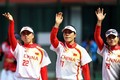 中国女垒队员风采