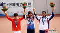 韩国女子万米轮滑夺冠