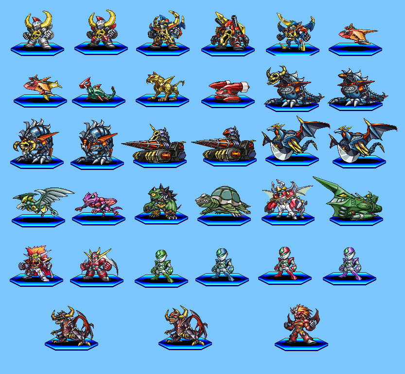 nds《超级机器人大战l》全机体图鉴