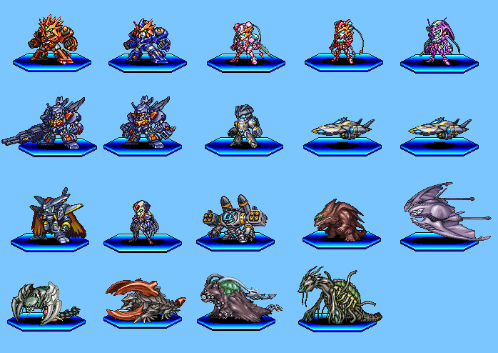 NDS《超级机器人大战L》全机体图鉴