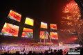 高清：亚运会闭幕式焰火照耀广州夜空