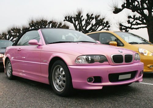 女生难以抵抗的诱惑 粉色车型大集合